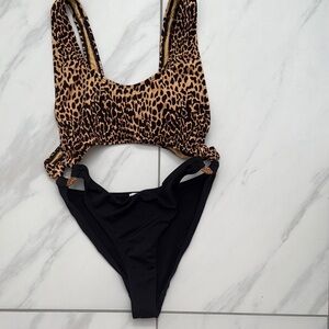 Leopard Print Bikini Set